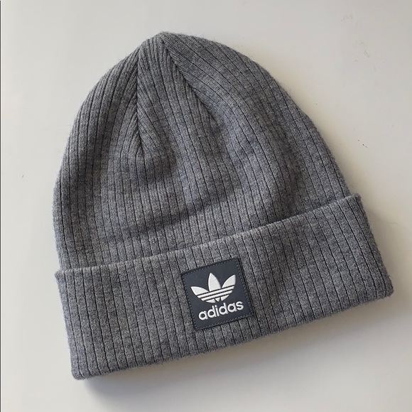 Adidas • Originals Rib II Beanie Grey Heather - Picture 2 of 6